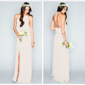 Show Me Your Mumu Heather Halter Dress ~ M